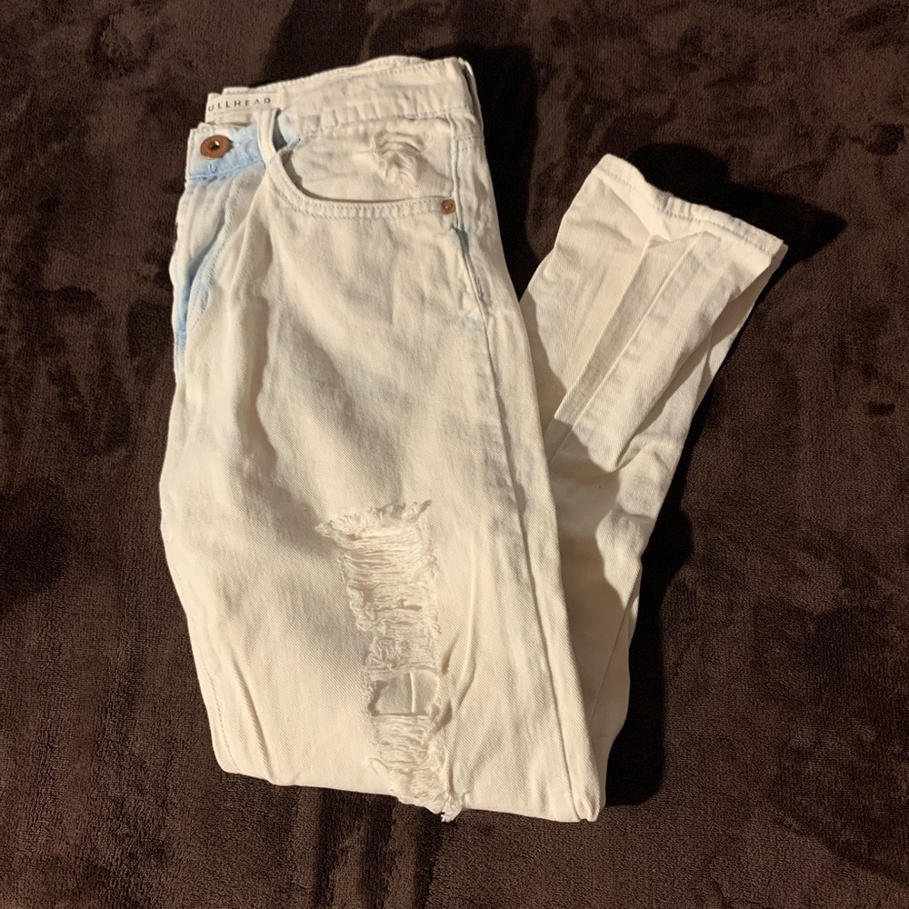 Pacsun Distressed Acid Wash Boyfriend Jean